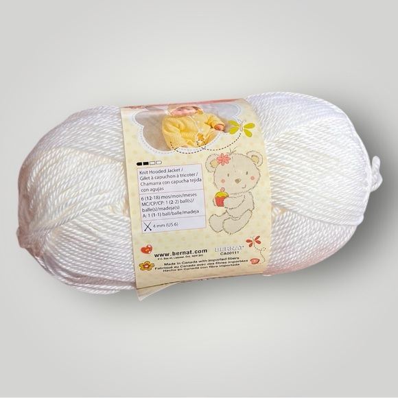 🟢5/$25 Barnard White Yarn Softee Baby - Picture 2 of 5